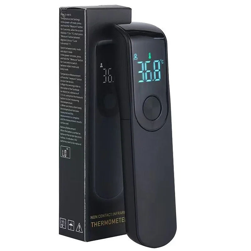 Digital Thermometer Infrared - Infrarot-Fieberthermometer Medizinisches Haushalts-Digitalthermometer mit LCD-Anzeige für