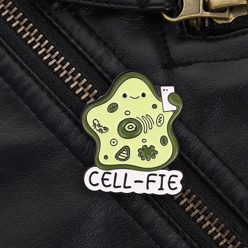 Medical Lab Design - Selbstreplizierender Handy-Pin: Verspieltes Mobiltelefon-Design für Naturwissenschaftler