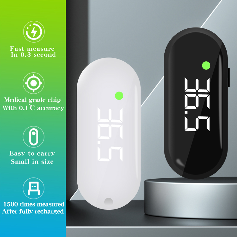 Digital Thermometer Infrared - Wiederaufladbares Stirnthermometer, medizinische USB-Termometer, digitales Babyphone,