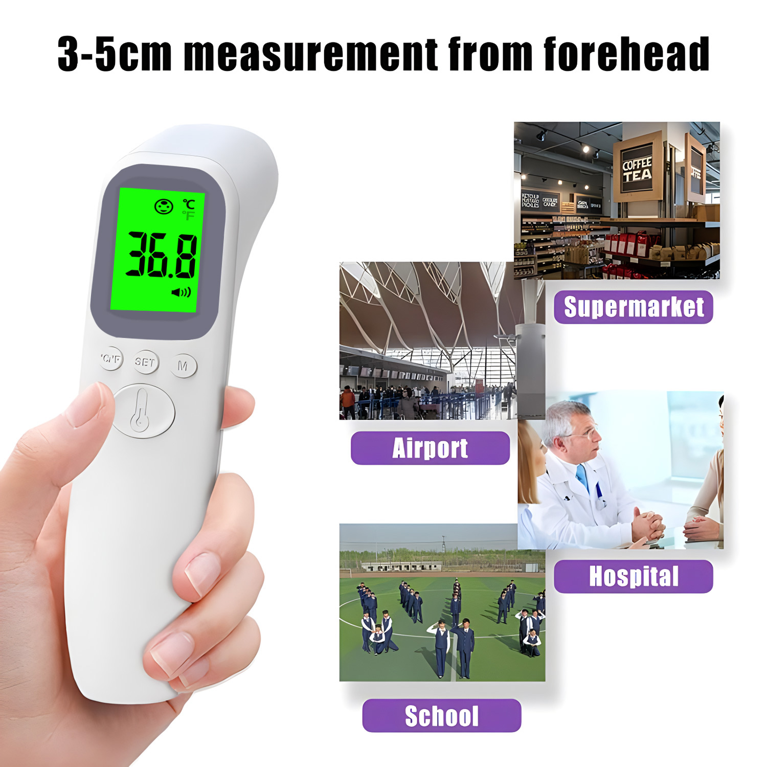 Medizinisches digitales berühr – Digital Thermometer Infrared Bewertung und Preis