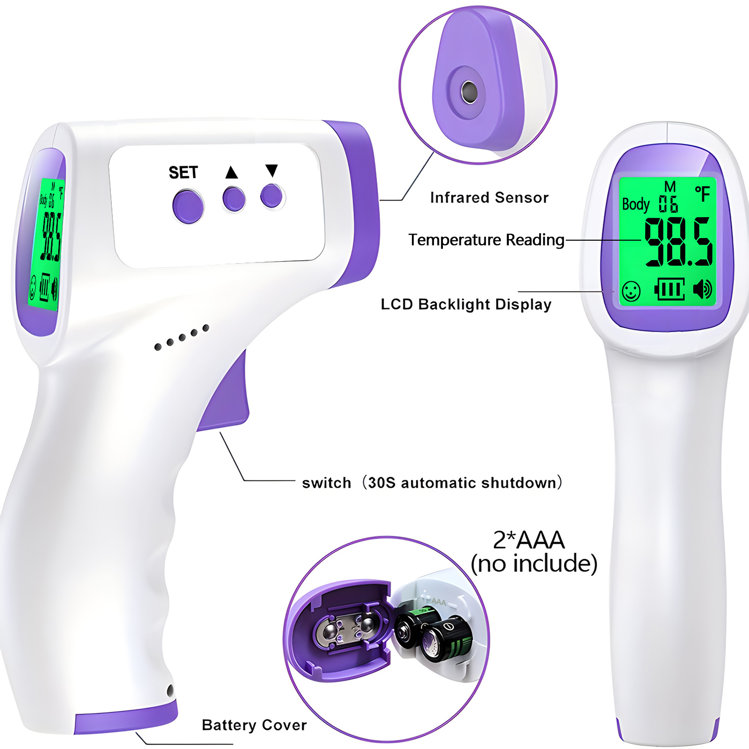 Digitales Thermometer, kontakt – Digital Thermometer Infrared Bewertung und Preis