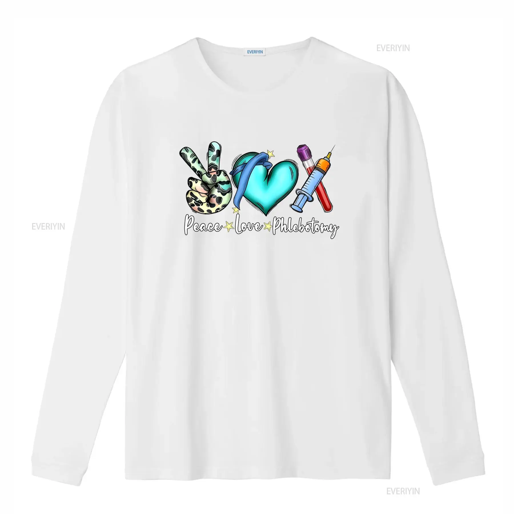 Peace Love Phlebotomy T-Shirt  – Medical Lab Design Bewertung und Preis